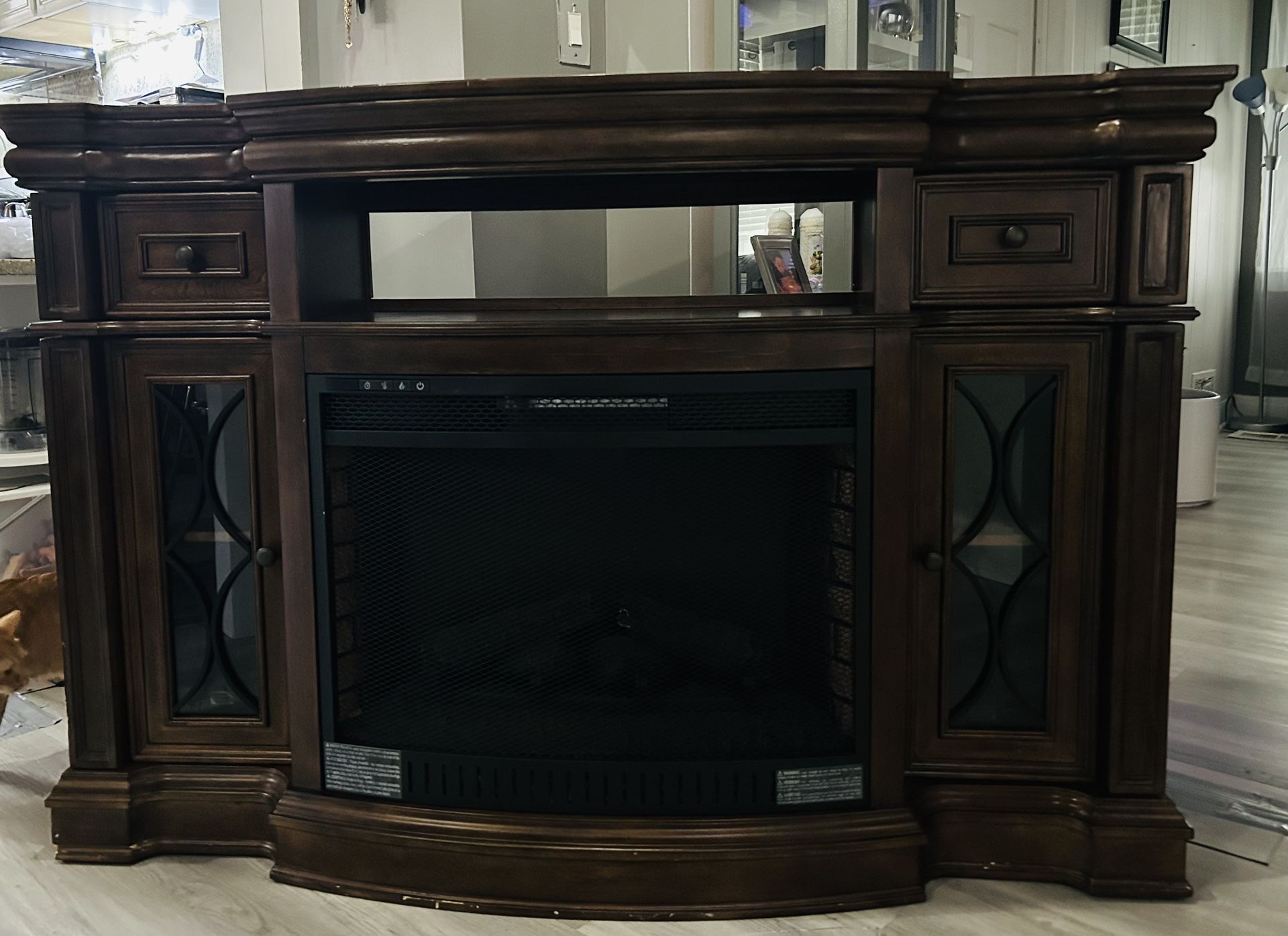 Electric Fireplace TV Stand