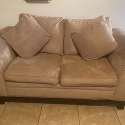 Beige Loveseat and Large three seater!!