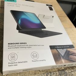 ESR [Upgraded] IPad Air 13 Inch Case Keyboard M4/M3/M2 (2026/2025/2024), Easy-Set Magnetic Stand, Portrait/Landscape Mode, Removable Case With Multi-T