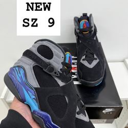NEW Air Jordan 8 Aquas SZ 9