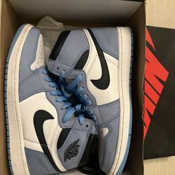 Jordan 1 High White University Blue Sz8