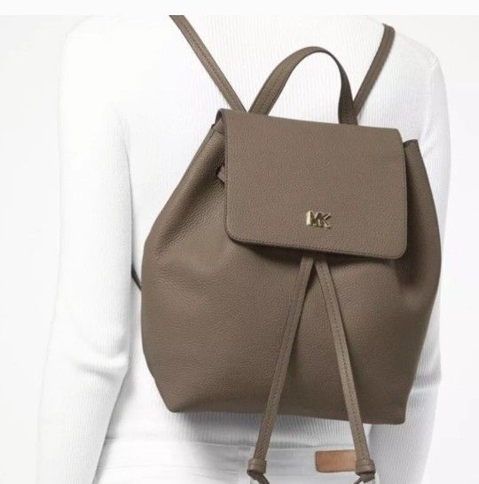 Michael Kors Junie Leather Backpack