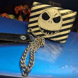 Disney Nightmare Before Christmas Chain Wallet 