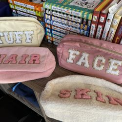 Hair, Face, Skin, Stuff Travel Makeup Bags