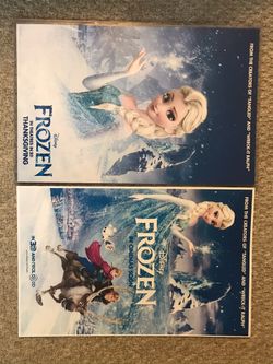 Disney Frozen 11x17 posters in clear slick