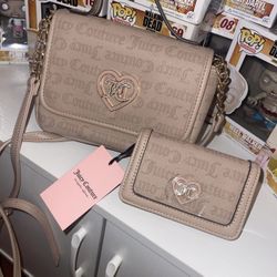 Juicy Couture crossbody bag and wallet nwt