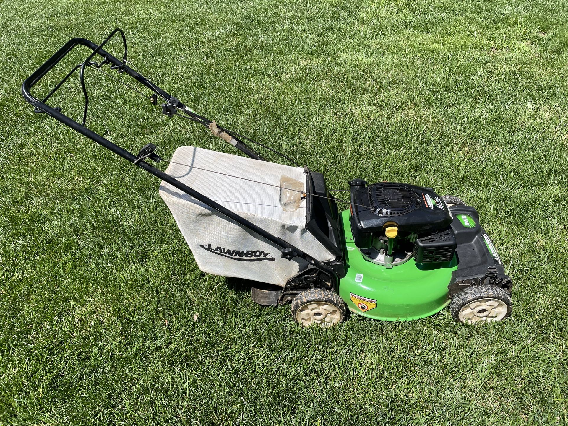Self-Propelled Lawnmower With Bagger