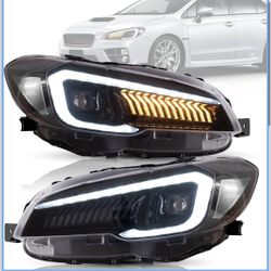 Headlights Assembly Fit for Subaru WRX/STI 2015-2021, Base, Premium, new