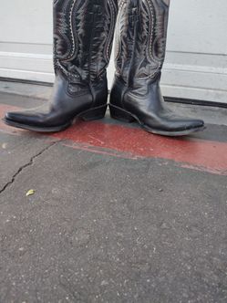 Linea de Oro Leather Cow boy boots
