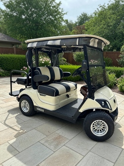 2019 Yamaha Drive 2 Quiet Tech Gas Golf Cart in like new condition