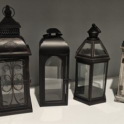 4 Big Decorative Lanterns 