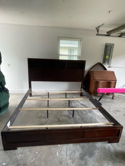 King Size Bed Frame w/ Storage
