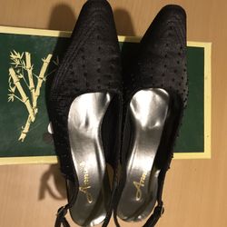 SHOE WOMEN ANNIE BLACK STYLE SHARIL SIZE 9.5 B