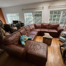 Leather Sofa 