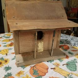 Vintage Rustic Birdhouse 