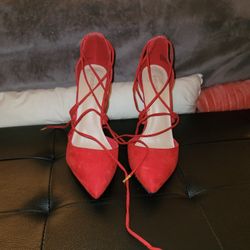 Red Pumps Size 10