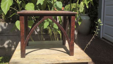 Small antique wooden table