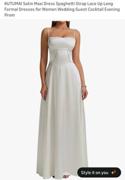 Satin dress