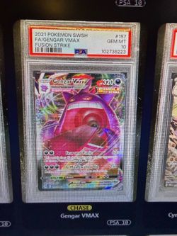 Pokemon PSA 10 VMAX Gengar Fusion Strike