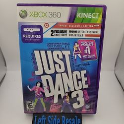 Just Dance 3 ( Microsoft Xbox 360 , 2011 ) - CIB - Target Exclusive Edition -