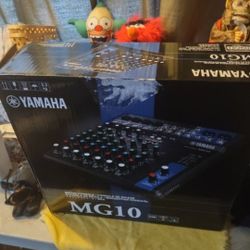 Professional Studio Yamaha Mixer Mg10 Original Box Paperwork Works Great 