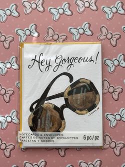 Note Cards  & Envelopes  Diva Sunglasses Stationary Scrapbook Journal 