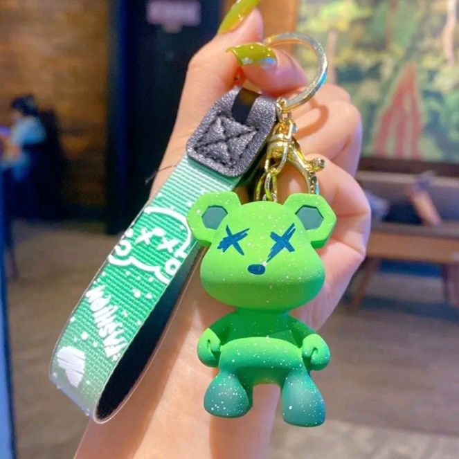 New Anime Bear Keychain Or Backpack Charm