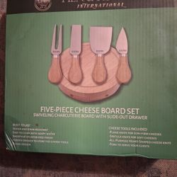 Five Piece Cheese Board Set