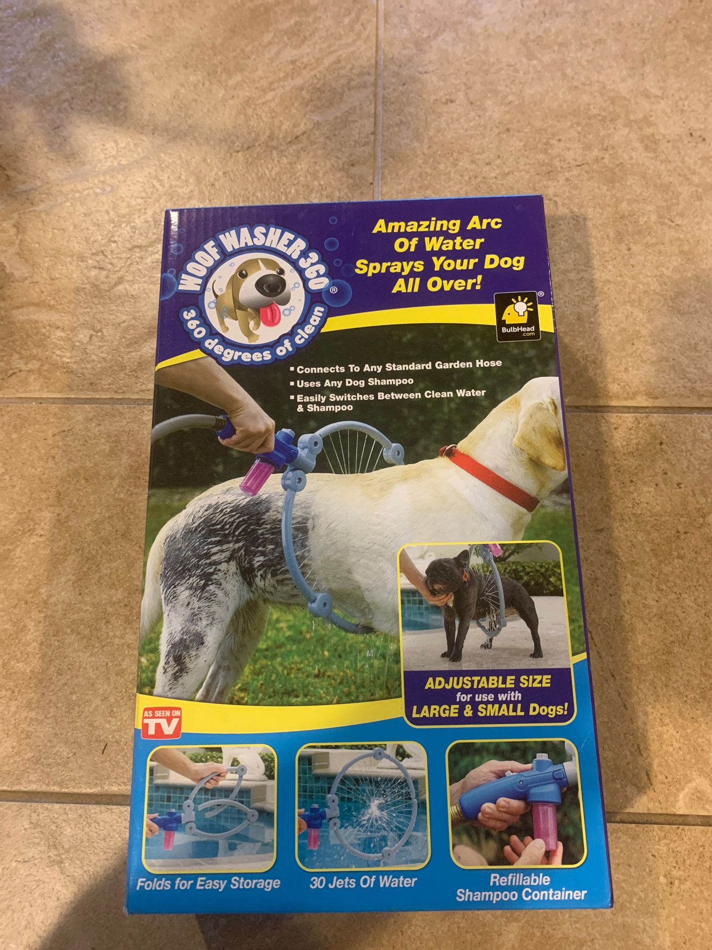 New Dog Washer - connects to hose