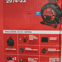 Milwaukee M18 200ft Pipeline Inspection Camera System Kit, New, Financing Available 