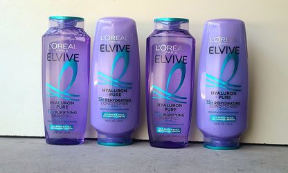 Loreal Elvive hyaluron pure shampoo and conditioner set