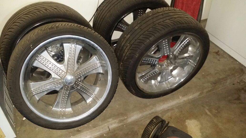 20 in velocity rims and tires