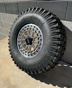 Big sale. On METAL FX 15” Beadlock wheels & 32x10-15 tires for CAN AM RZR KAWASAKI SPEED UTV HONDA YAMAHA 4 lug SXS (We Finance…