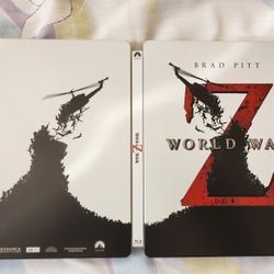 World War Z SteelBook Collector Edition Case Movie Blu-ray action Brad Pitt F1