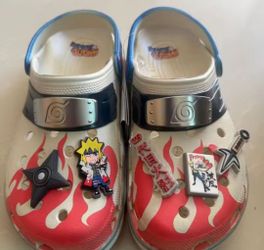Naruto Crocs (Mens Size 10)