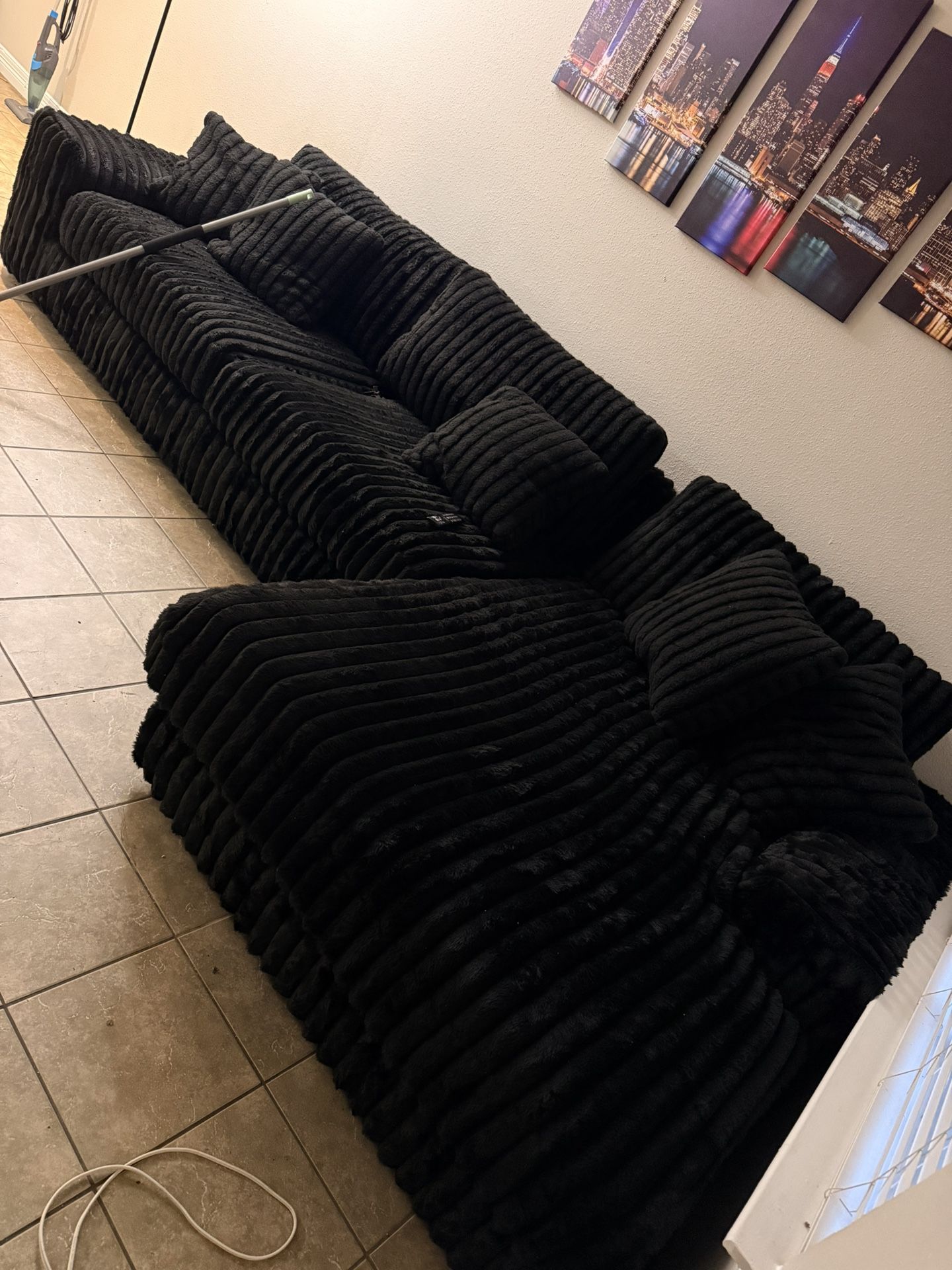 Black Sectional