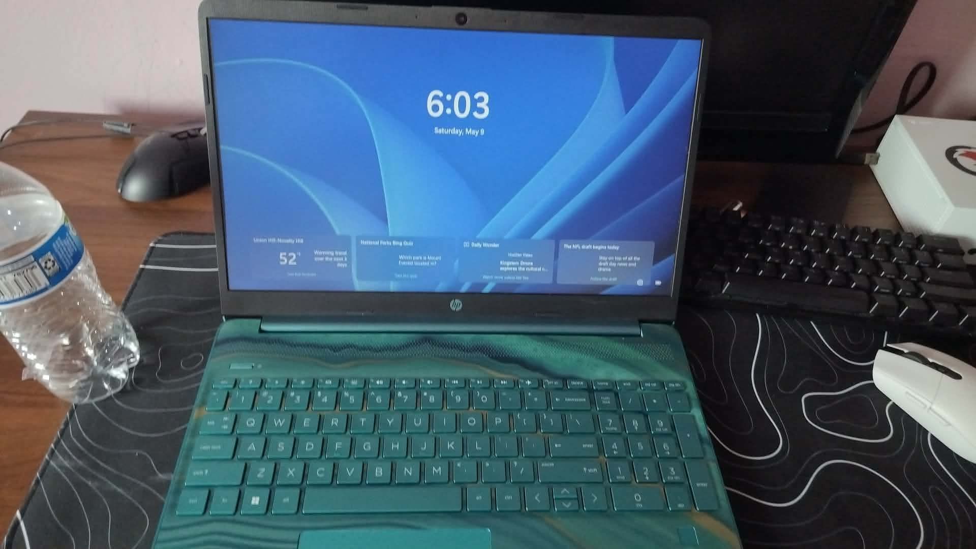 HP 15-dy0704ds laptop with a 15.6-inch HD display