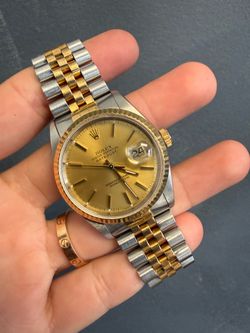 Rolex DateJust 36mm two tone