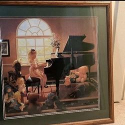 The Recital Limited Edition Print piano