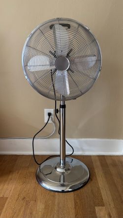 Chrome Pedestal Fan