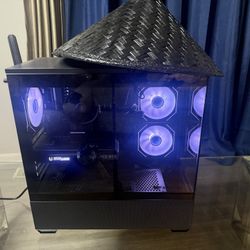 Custom Built Gaming PC – Ryzen 5 5500 + RTX 3070 | 16GB RAM | 512GB NVMe | Black & White RGB |