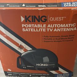 Portable automatic satellite TV