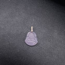 Purple Buddha Pendant