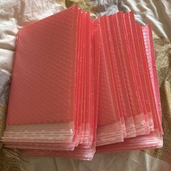 Pink Envelopes For packaging