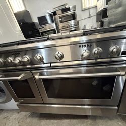 48” GE MONOGRAM DUAL FUEL RANGE STAINLESS STEEL 