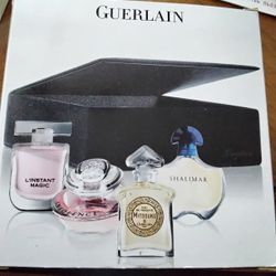 NEW Guerlain Perfume Sample Set : La Collection Mythique. In Velvet Box