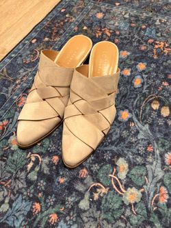 Lauren Conrad "Rowann" woven mules
