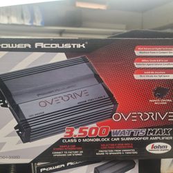 3500 WATT BASS AMPLIFIER NEW