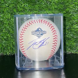 Tyler Glasnow Signed 2025 World Series Baseball 