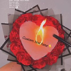 Burn Bouquet With Eternal Roses 